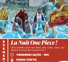 nuit one piece librairie Paris Tokyo